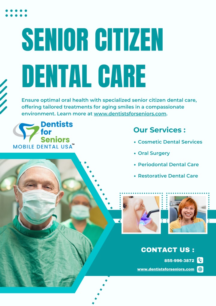 senior citizen dental care ensure optimal oral