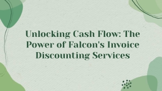 Invoice Discounting Services of Falcon: Unlock Instant Liquidity for Your Busine