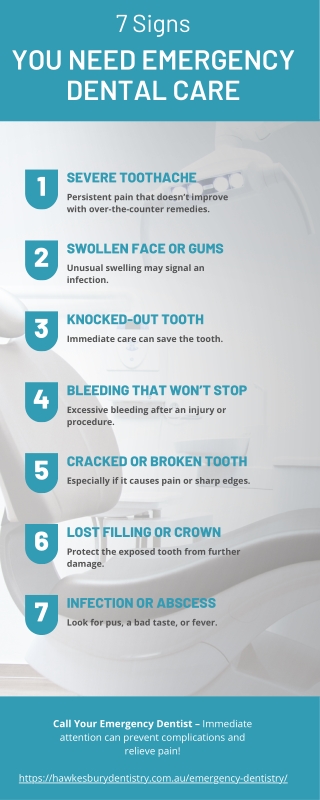 7 Signs You Need Emergency Dental Care