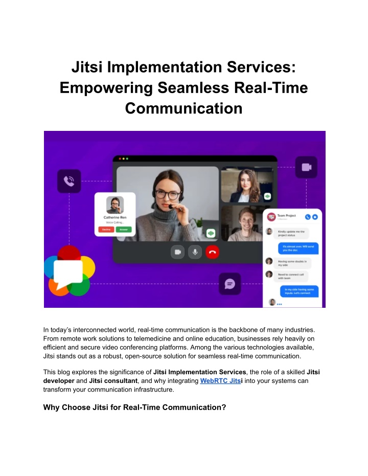 jitsi implementation services empowering seamless