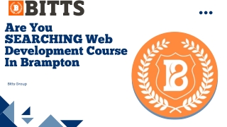 are you searching web development course