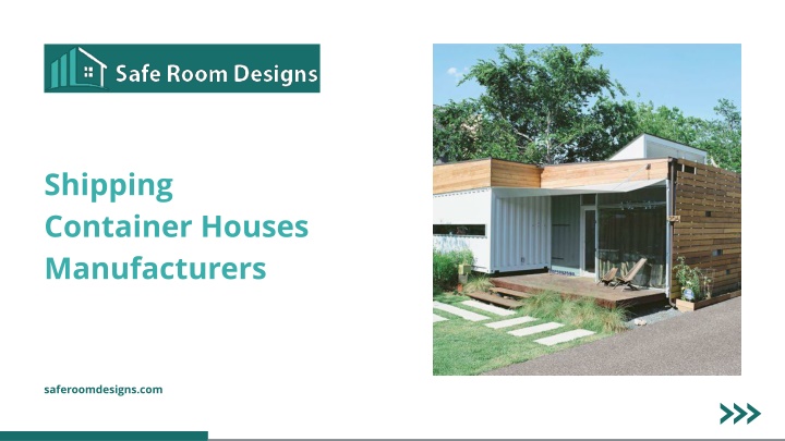 shipping container houses manufacturers