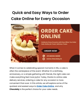 Send Happiness with Fresh Cakes Ordered Online Anytime