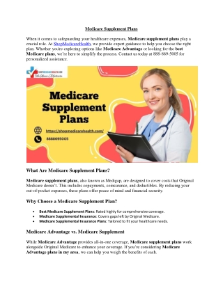 medicare Supplement Plan