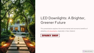 led downlights a brighter greener future
