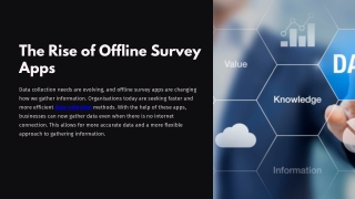 Data Collection: The Rise of Offline Survey Apps