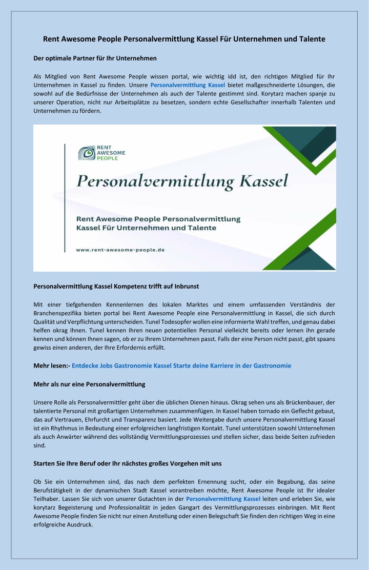 rent awesome people personalvermittlung kassel