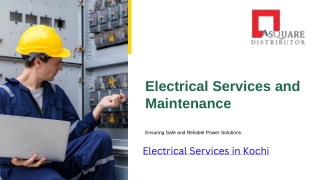 Electrical Services in Kochi