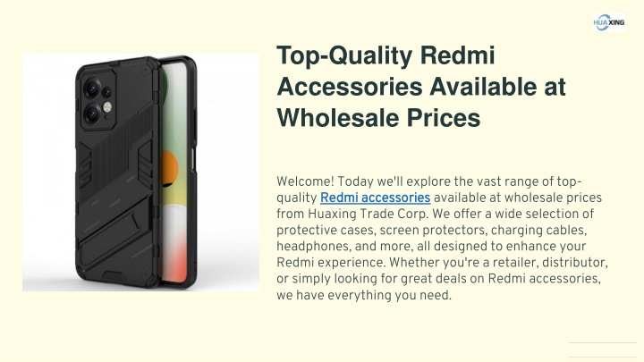 top quality redmi accessories available