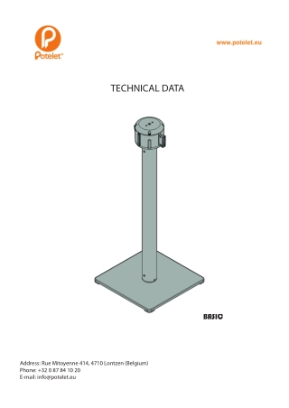 Poteau à sangle BASIC