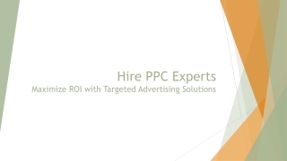 Hire PPC Experts