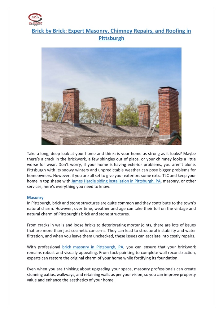 brick by brick expert masonry chimney repairs