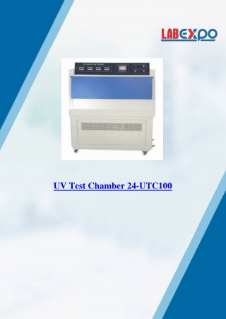 uv test chamber 24 utc100