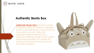 Premium Authentic Bento Lunch Boxes for Meal Prep