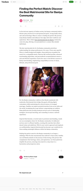 Finding the Perfect Match: Discover the Best Matrimonial Site for Baniya Communi