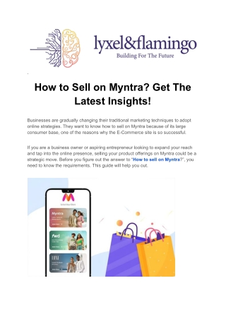 Unveiling Myntra's Winning Marketing Strategy By Lyxel&Flamingo