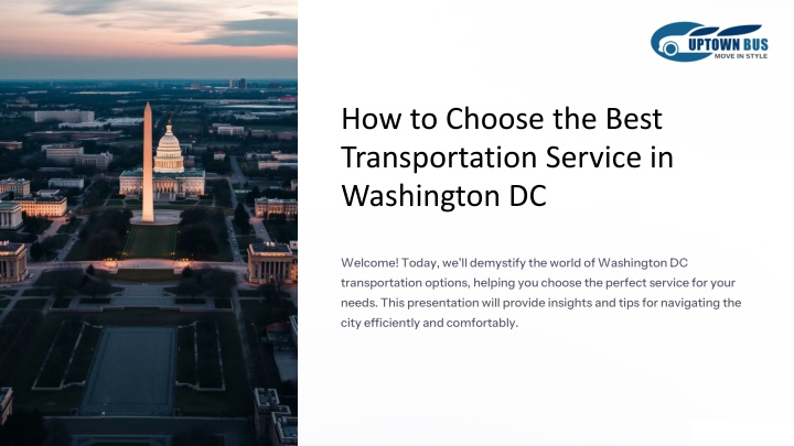 how to choose the best transportation service