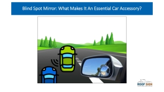 Blind Spot Mirror  What Makes It An Essential Car Accessory