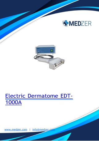 electric dermatome edt 1000a