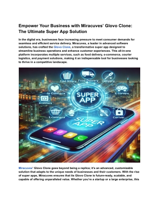 glovo clone