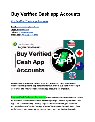 Top 29 Best Sites to Buy Verified Cash App Accounts – Cash App for Sale