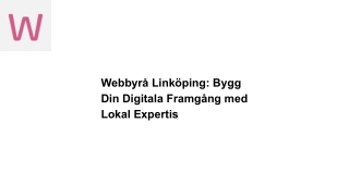 webbyr link ping bygg din digitala framg