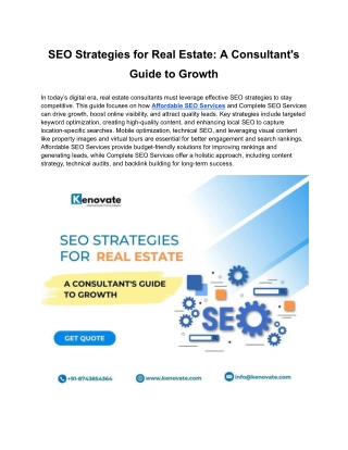 seo strategies for real estate a consultant s