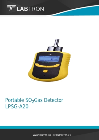 portable so gas detector lpsg a20