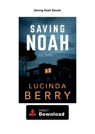Saving-Noah