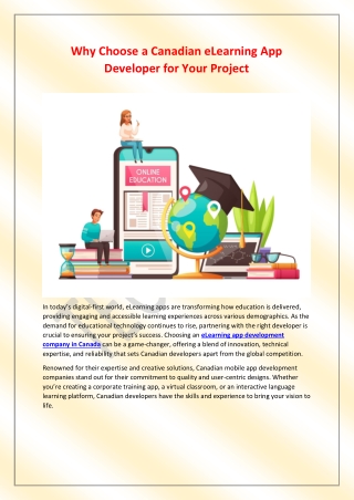 why choose a canadian elearning app developer