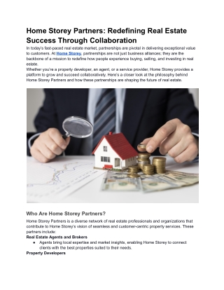Home Storey Partners_ Redefining Real Estate Success Through Collaboration