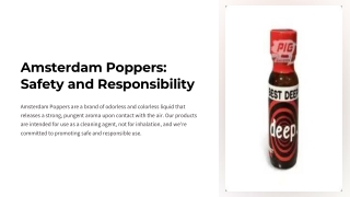 Amsterdam Poppers