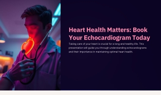 heart health matters book your echocardiogram