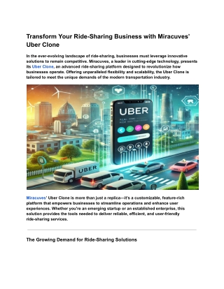 uber clone
