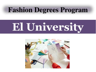 Fashion Degrees Program