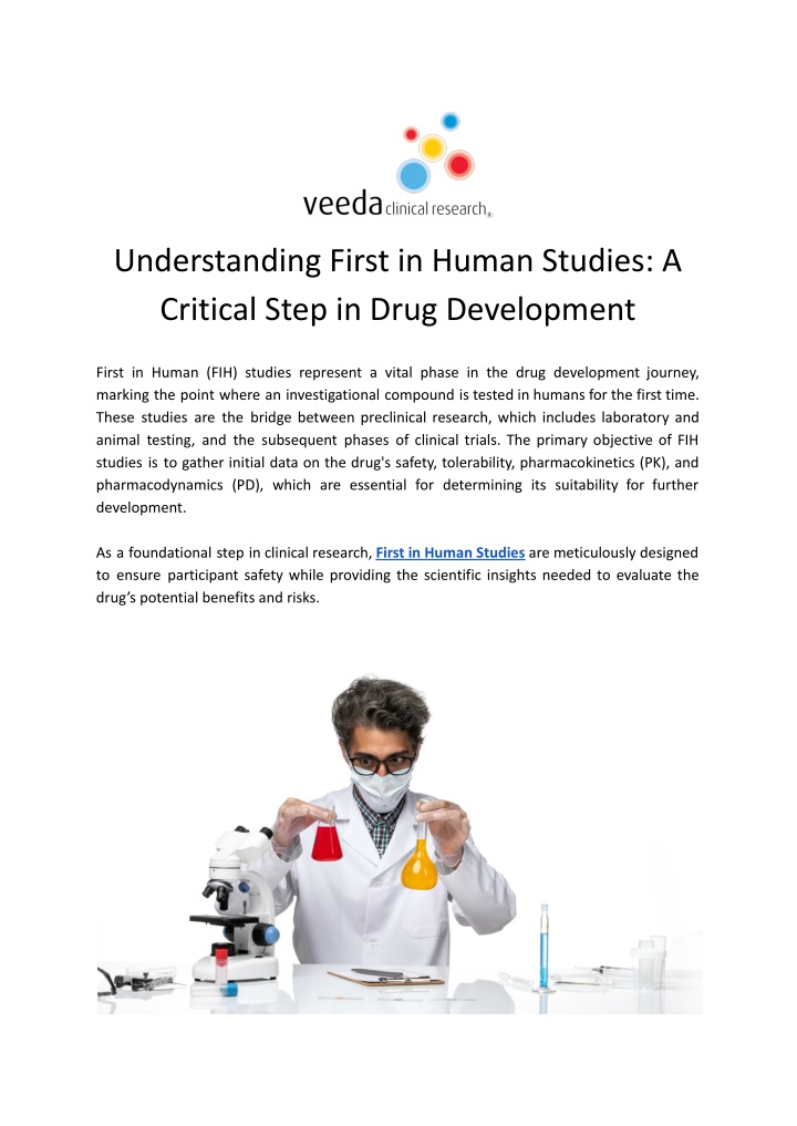 understanding first in human studies a critical