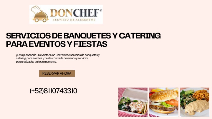 servicios de banquetes y catering para eventos