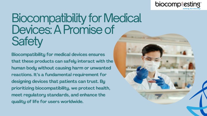 biocompatibility for medical devices a promise