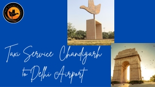 Taxi Service Chandigarh to Delhi Airport