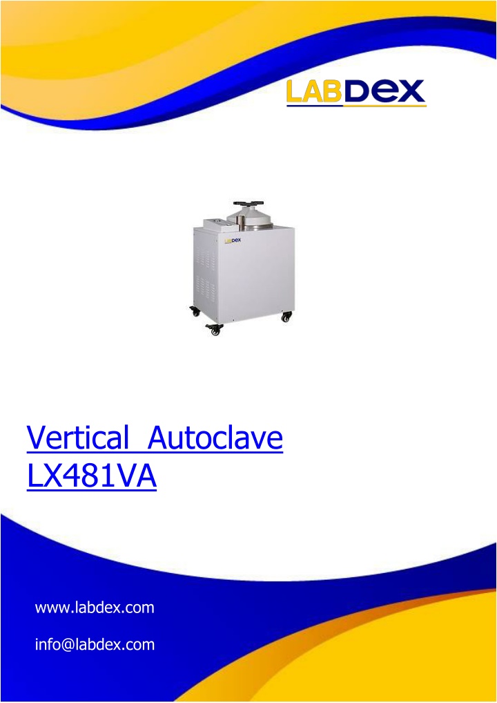 vertical autoclave lx481va www labdex com