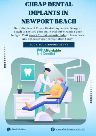 Cheap Dental Implants in Newport Beach - www.affordabledentist.info