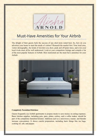 must must have amenities for your airbnb have