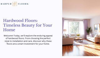 Hardwood Floors Timeless Beauty for Your Home