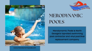 merodynamic pools