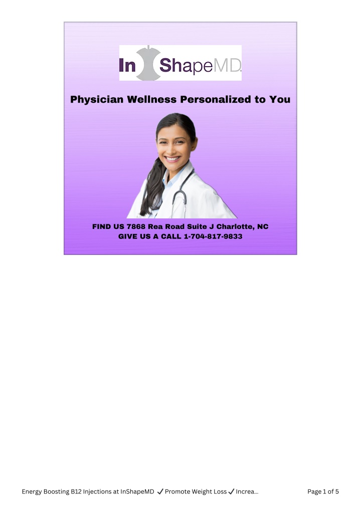 physician wellness personalized to you