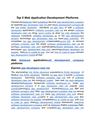 Top 5 Web Application Development Platforms.docx - Copy