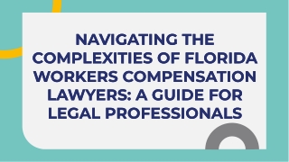 Florida workers compensation lawyers