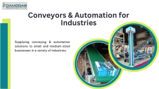 conveyors automation for industries