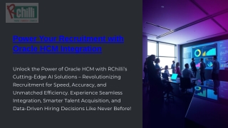 power your recruitment with oracle hcm integration