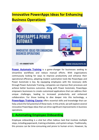 innovative powerapps ideas for enhancing business